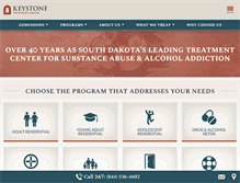 Tablet Screenshot of keystonetreatment.com